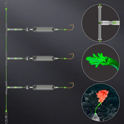 🔥Mehr Kaufen Mehr Sparen🔥3 Haken Anti Drift Bottom Fishing Rig