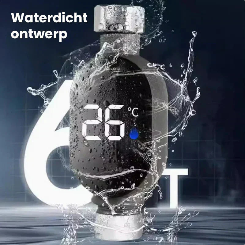 💧 Duschthermometer 🌡️ Schluss mit Raten - Sofortige Temperatur! 🚿