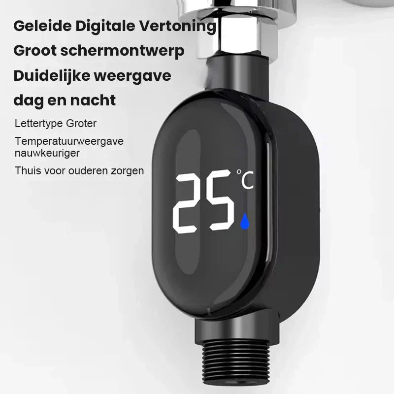 💧 Duschthermometer 🌡️ Schluss mit Raten - Sofortige Temperatur! 🚿