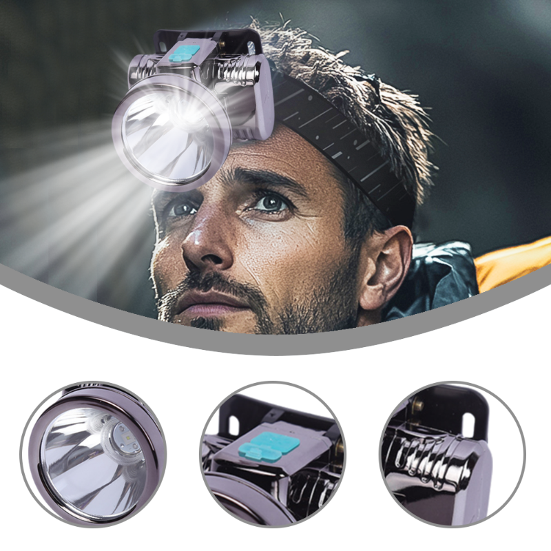 🔥Outdoor-Multimodus-Stirnlampe – Ihr Begleiter für Abenteuer, bei denen Sie die Hände frei haben! 🏕️💡