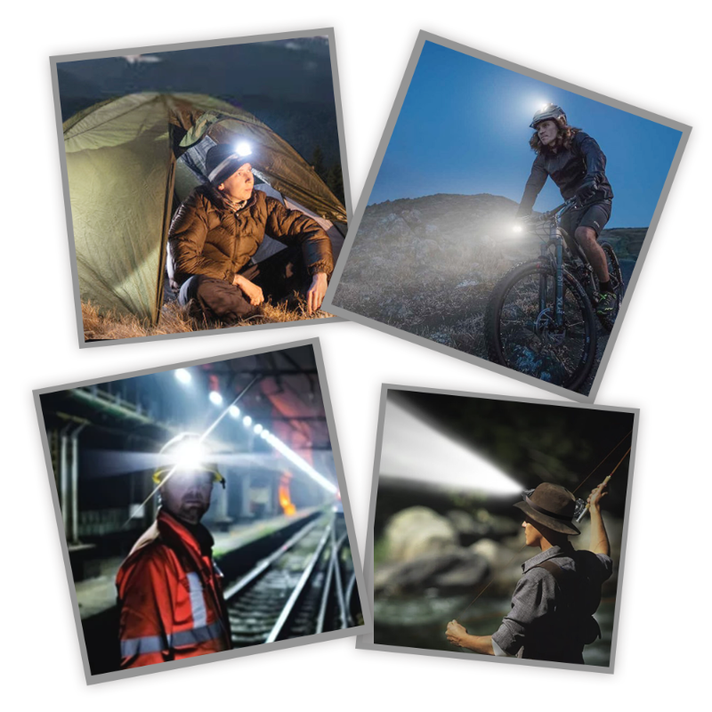 🔥Outdoor-Multimodus-Stirnlampe – Ihr Begleiter für Abenteuer, bei denen Sie die Hände frei haben! 🏕️💡