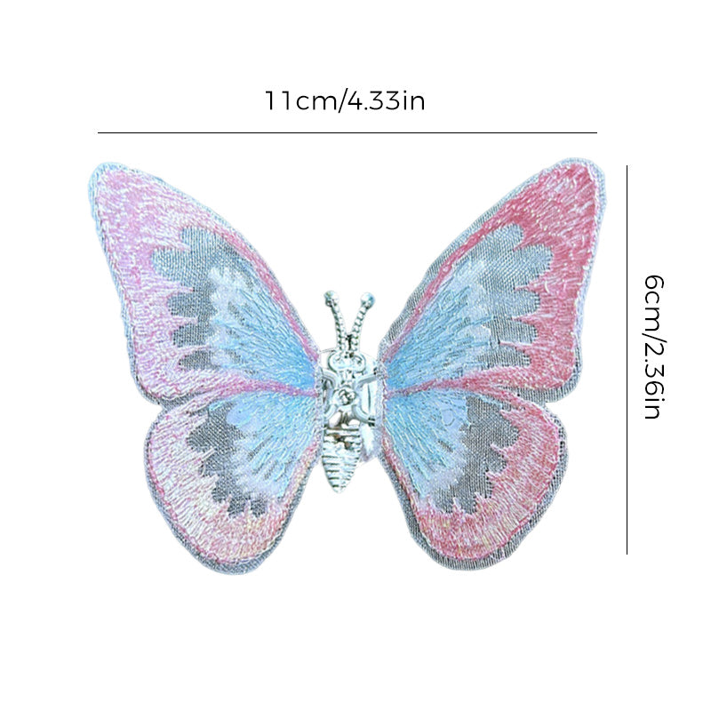 🔥2025 SALE - Stickerei Schmetterling Dekoration🚗🦋