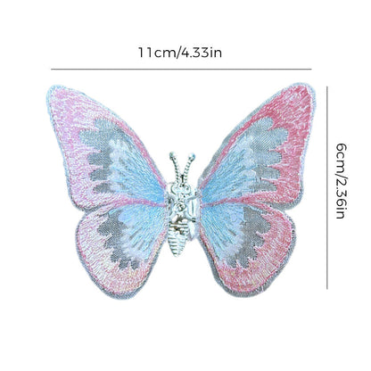 🔥2025 SALE - Stickerei Schmetterling Dekoration🚗🦋