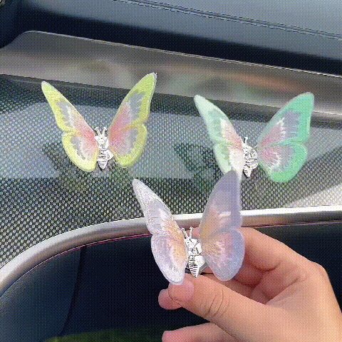 🔥2025 SALE - Stickerei Schmetterling Dekoration🚗🦋