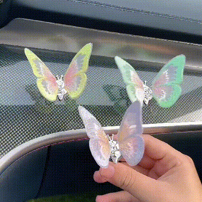 🔥2025 SALE - Stickerei Schmetterling Dekoration🚗🦋