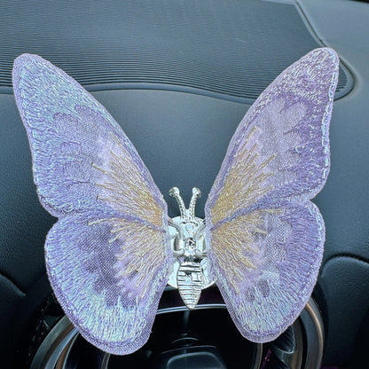 🔥2025 SALE - Stickerei Schmetterling Dekoration🚗🦋