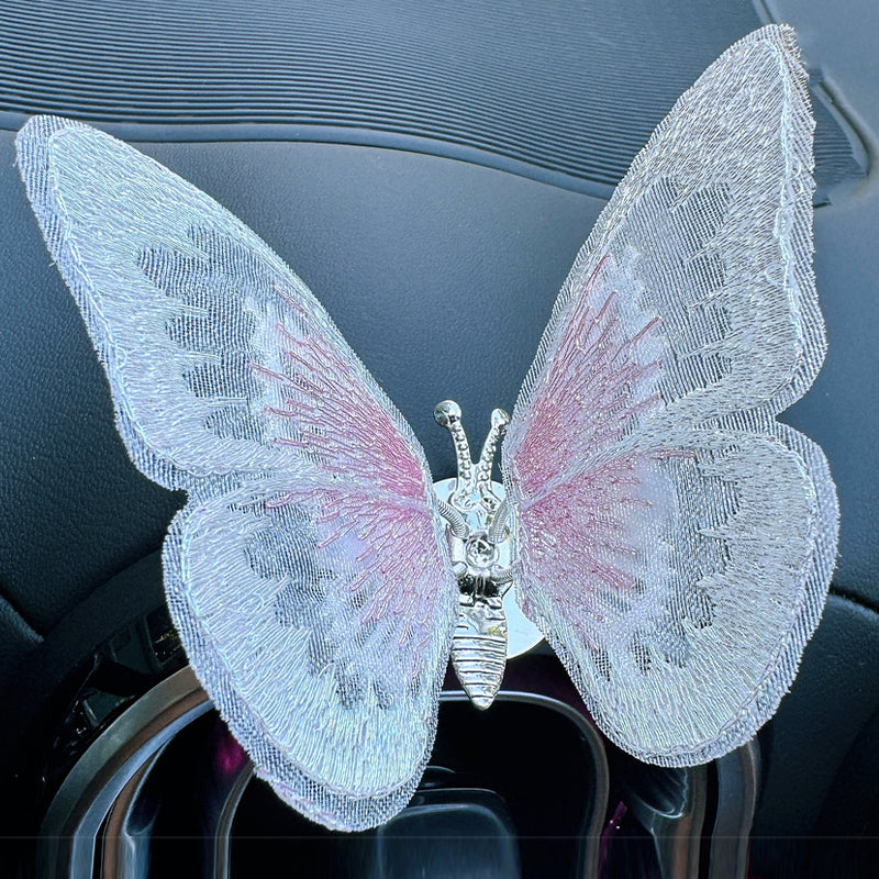 🔥2025 SALE - Stickerei Schmetterling Dekoration🚗🦋