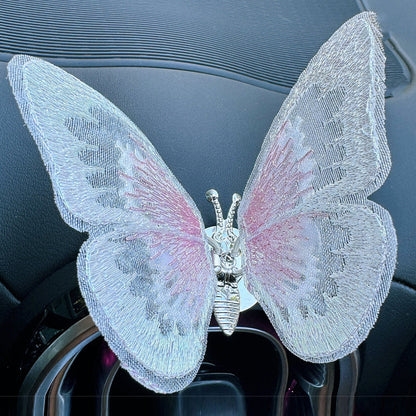 🔥2025 SALE - Stickerei Schmetterling Dekoration🚗🦋