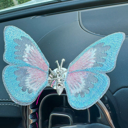 🔥2025 SALE - Stickerei Schmetterling Dekoration🚗🦋