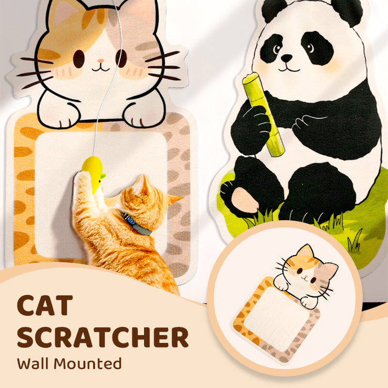 Wandmontiertes Katzenkratzbrett ohne Installation - Kubische vertikale Krallenmühle + Sofaschut