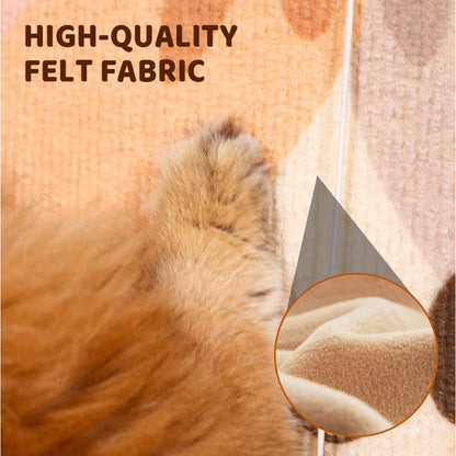 Wandmontiertes Katzenkratzbrett ohne Installation - Kubische vertikale Krallenmühle + Sofaschut