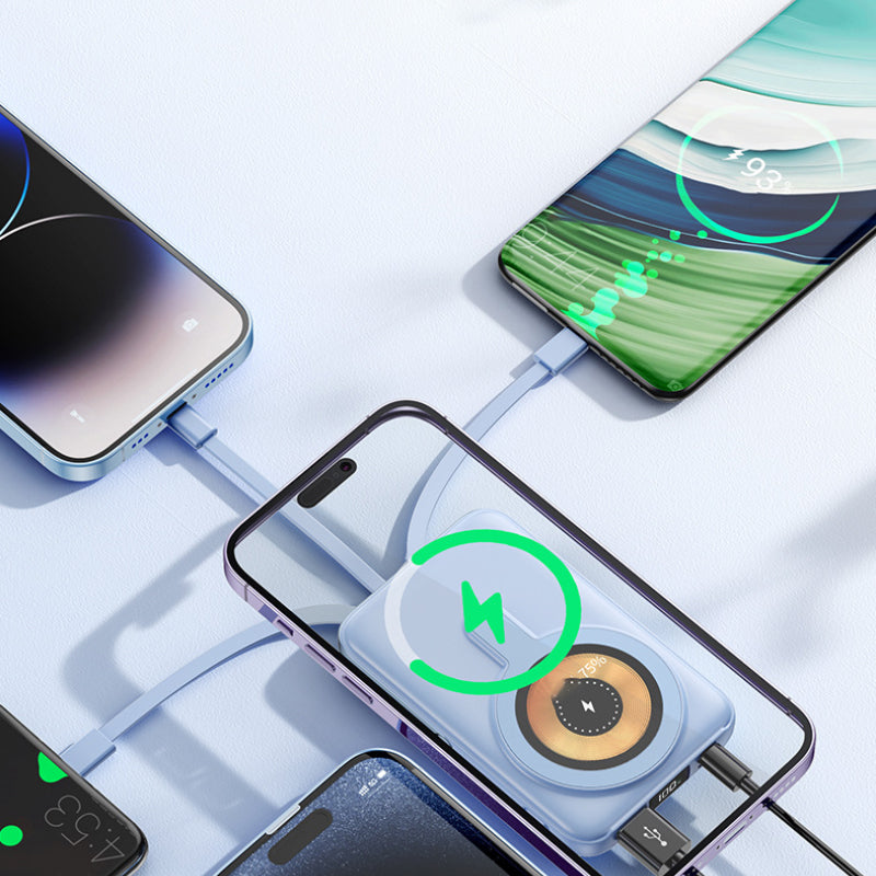🔥Heißer Verkauf(50% Rabatt)🔥🔋Magnetische Levitation Mobile Power 10000mAh Schnellladegerät