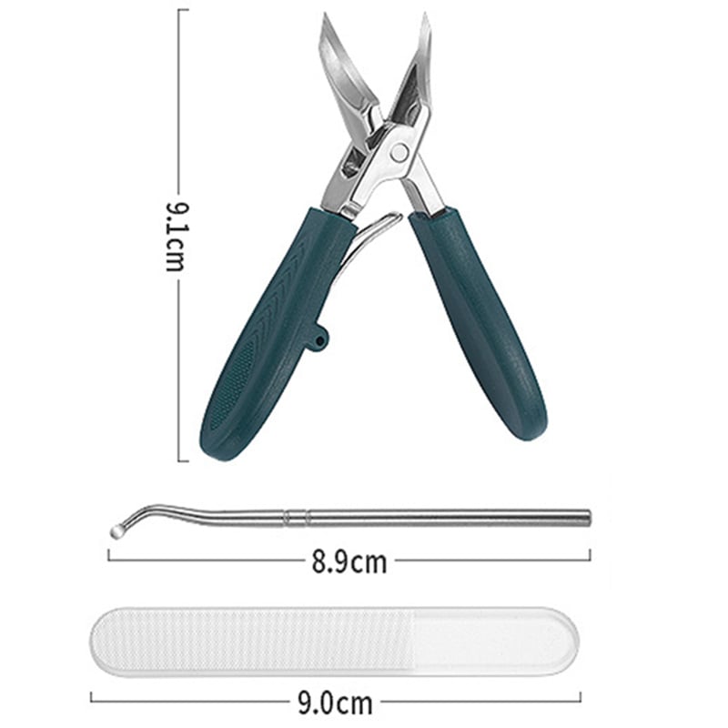 💥Von Podologen empfohlener Nagelknipser – Ergonomisches, abgewinkeltes Design für Zehennägel und eingewachsene Nägel