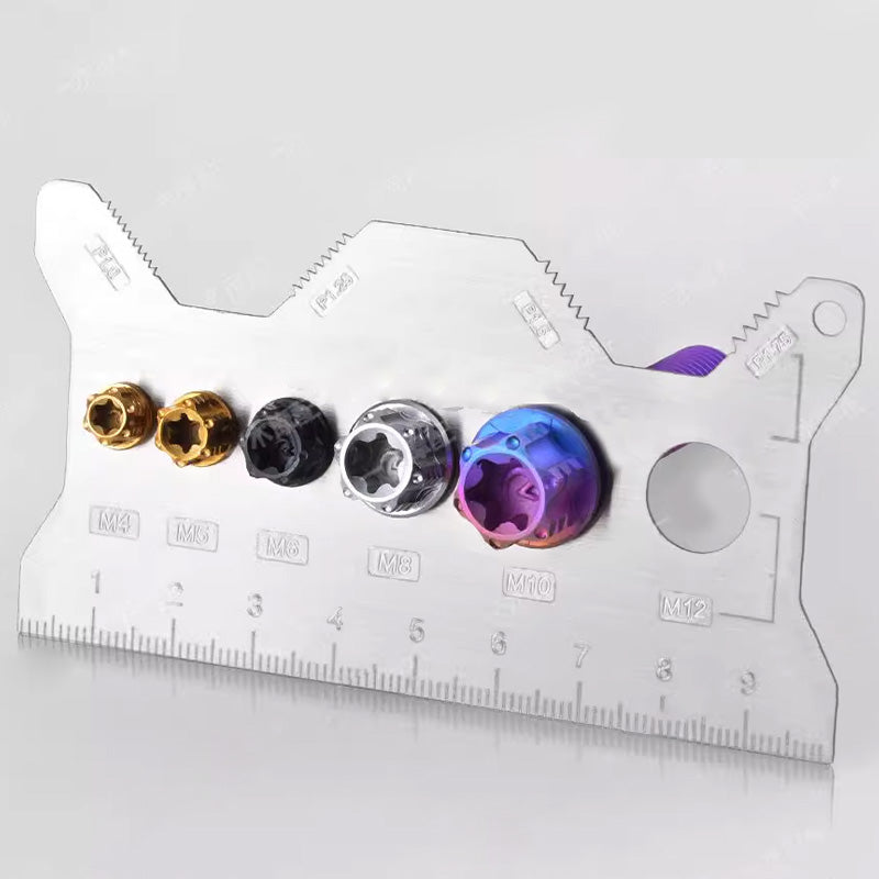 ⏳Begrenzte Zeit 50% Rabatt🔥Dual-sided bolt measurement card (stainless steel)