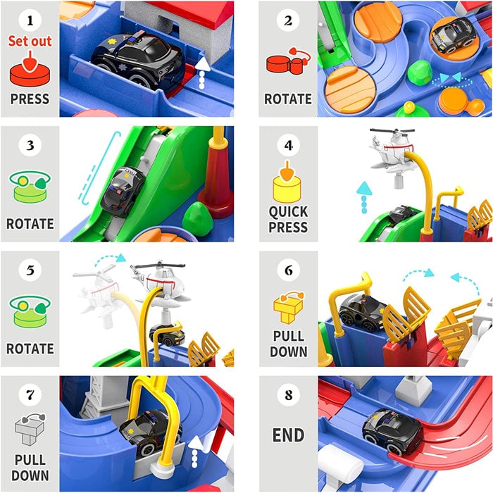 ⏳Begrenzte Zeit 50% Rabatt🔥Abenteuer Stadt - Lernspielzeug für Kleinkinder