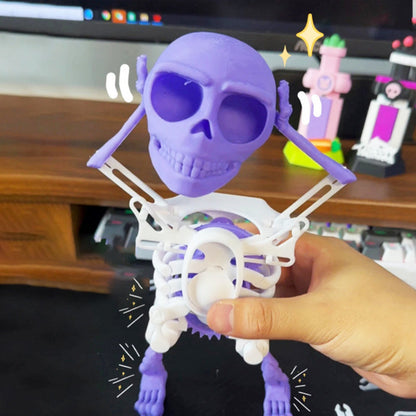 ⏳Limitierter Rabatt von 50%💥3D bedrucktes tanzendes Skelett Dekorationsspielzeug.