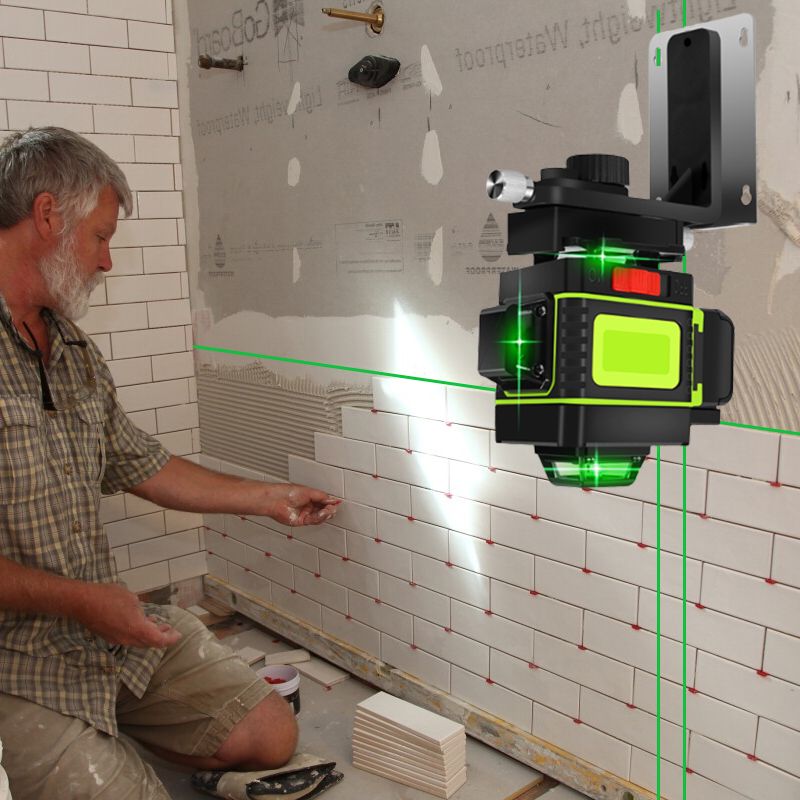 🔥2025 Heißer Verkauf 50%OFF 🌞16 Linien Grünes Licht Laser Level Selbstnivellierungswerkzeug