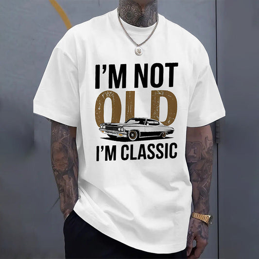 🔥2025 Heißer Verkauf 40%OFF 🌞3D Retro Car Print Casual Short Sleeve T-Shirt