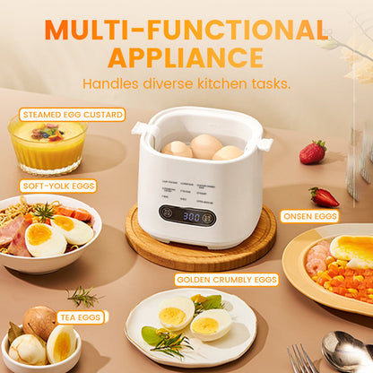 🎁2025 Neues Design🥚✨Mini-Multifunktions-Eierkochset mit Smart Touch Panel🔥