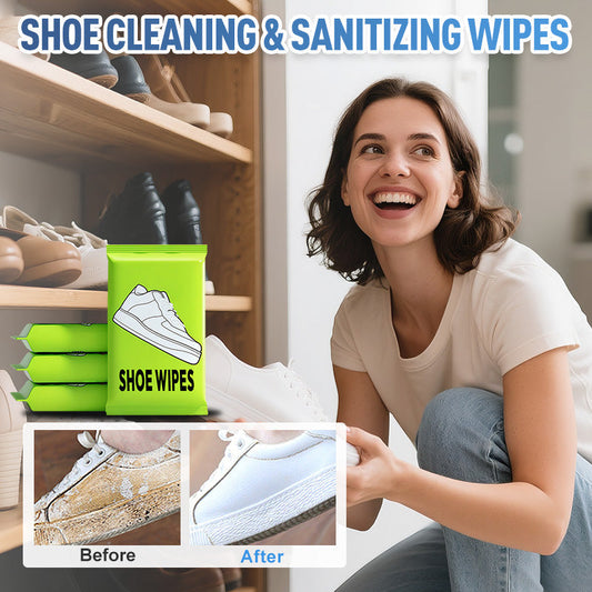 Schnelle Feuchttücher für Schuhe