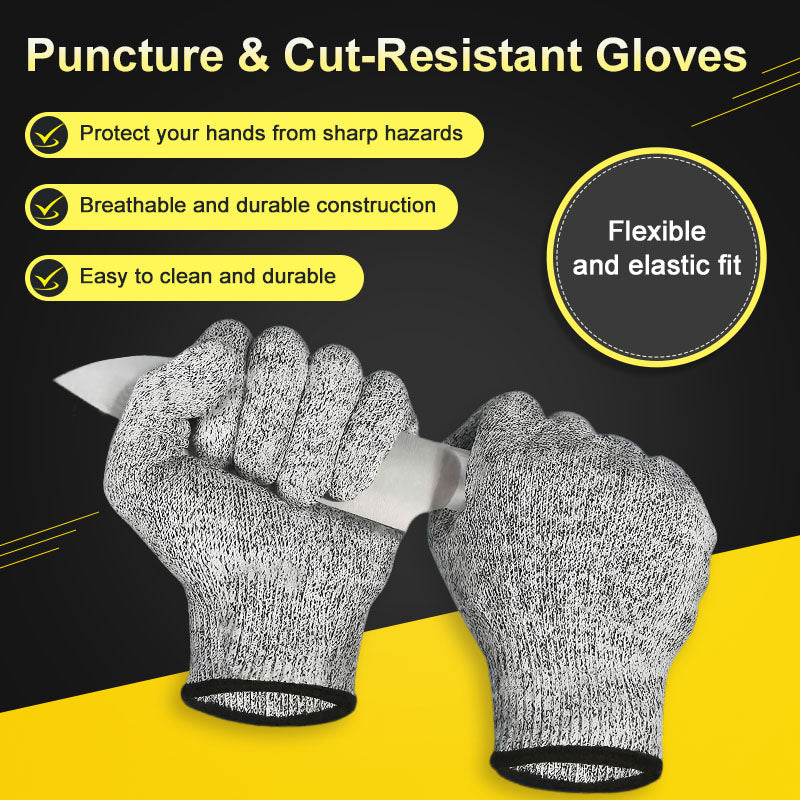 Durchstichfeste und schnittfeste Handschuhe