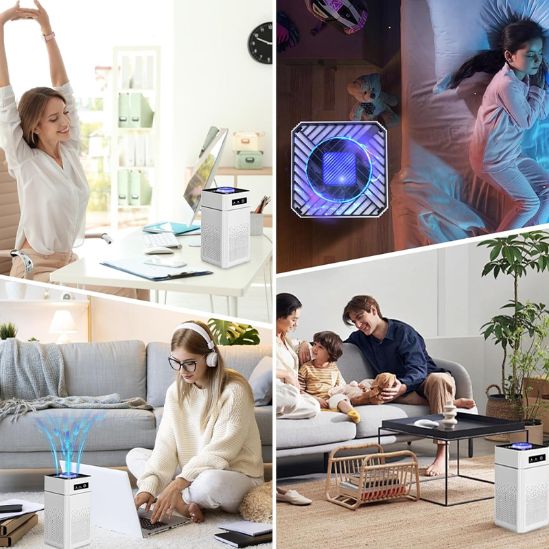 🌿Luftreiniger für Zuhause, Allround-Schutz für frische und saubere Raumluft.🎁