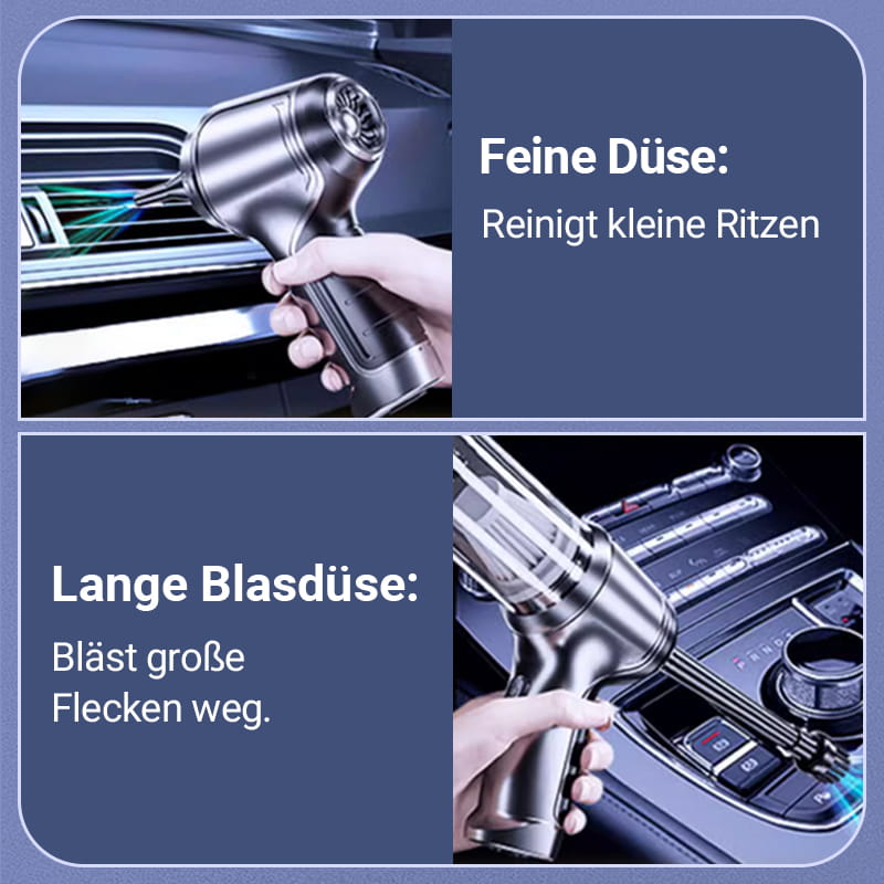 💥Heißer Verkauf 50 % Rabatt💡Kabelloser Autostaubsauger – Starke Saugkraft, 60 Minuten Akkulaufzeit, Geeignet für Autos und Sofas
