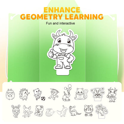 🔥Neue Upgrades👶Pull String 3D Geometry Lernbuch