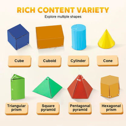 🔥Neue Upgrades👶Pull String 3D Geometry Lernbuch