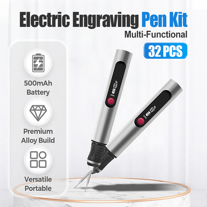 🔥32 PCS Multi-Functional Electric Engraving Pen Kit⚒️