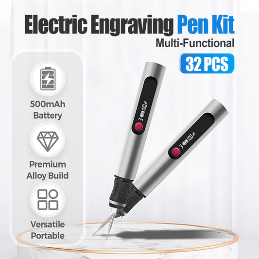 🔥32 PCS Multi-Functional Electric Engraving Pen Kit⚒️