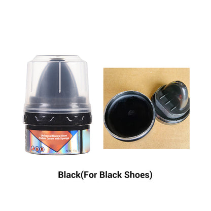 🧽Kaufe 2 und erhalte 1 gratis🔥Universal Neutral Schuhcreme mit Schwamm🔥
