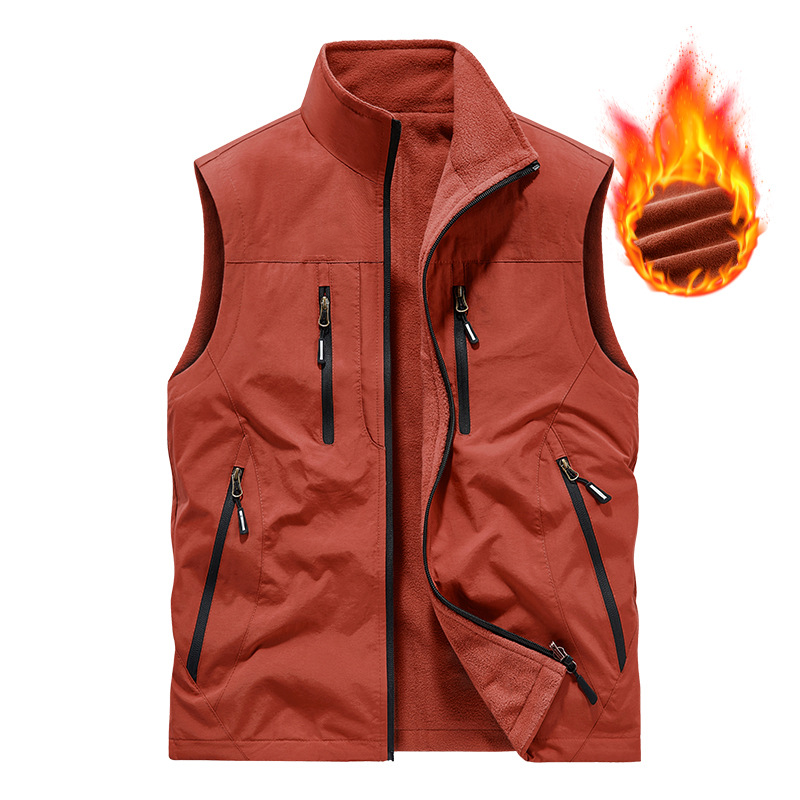 ⏰Zeitlich begrenzter Verkauf – 50 % RABATT🔥🧥 Herren Oversized Ärmellose Westenjacke mit Taschen