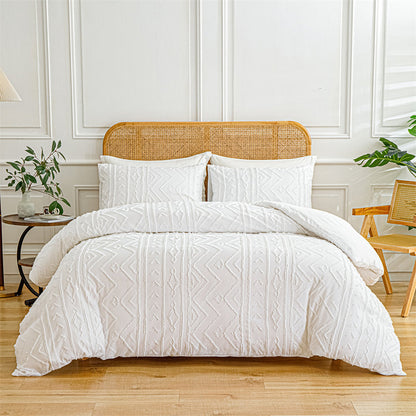 ✨3-teiliges Bettwäscheset mit Cutwork-Tufting
