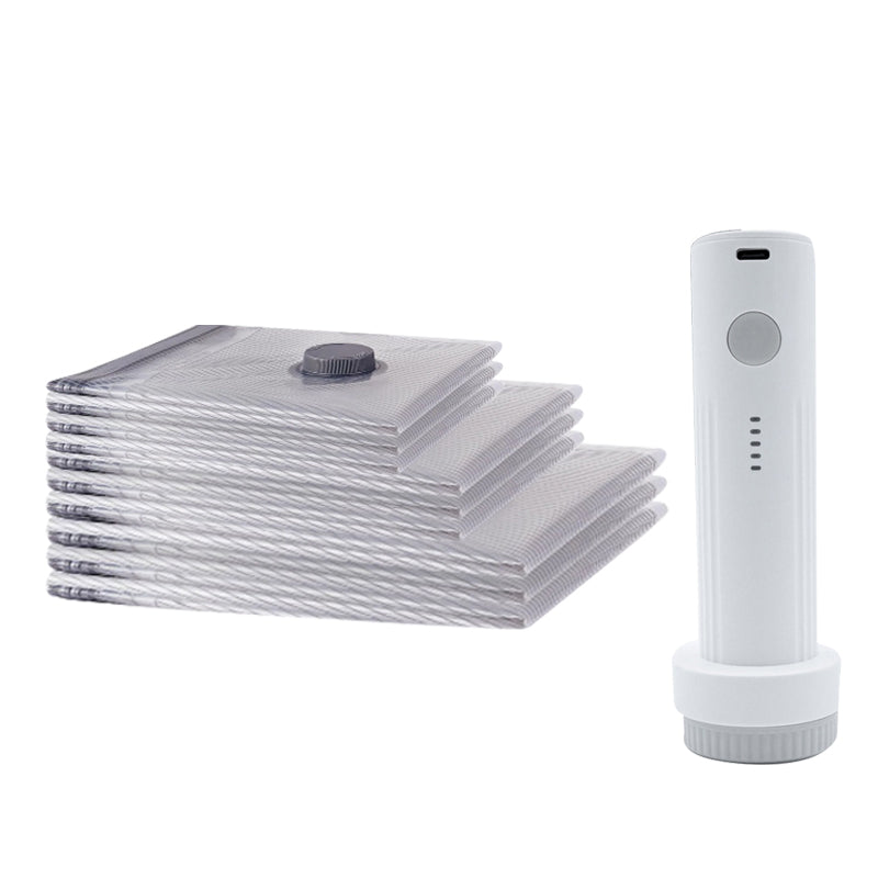 🔥Solange der Vorrat reicht 50 % Rabatt!🎉Reise-Vakuum-Storagebeutel & tragbares Pump-Set