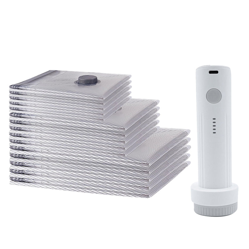 🔥Solange der Vorrat reicht 50 % Rabatt!🎉Reise-Vakuum-Storagebeutel & tragbares Pump-Set