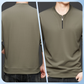 👔Herren-Pullover mit halbem Reißverschluss und Rundhalsausschnitt✨