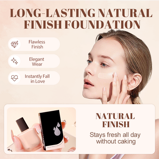 ✨🌹Lang anhaltende Foundation mit natürlichem Finish