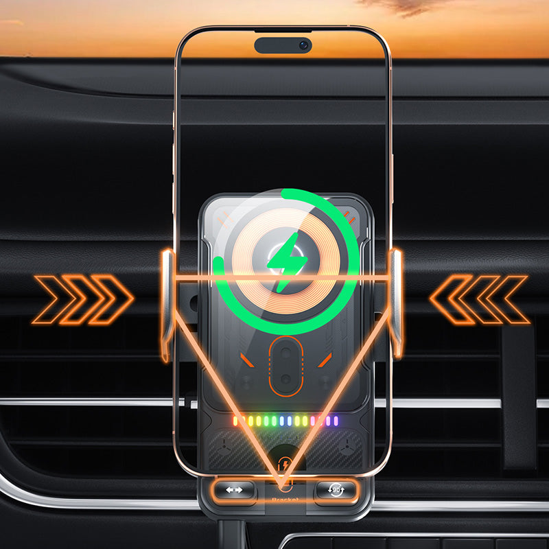 🔥HEISSER VERKAUF 50 % RABATT🎁⚡Über 50.000 verkauft! 📱Intelligente 2-in-1 Auto-Drehbare Handyhalterung & Kabelloses Ladegerät⚡