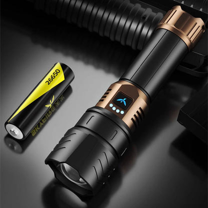 🔦✨LED-Taschenlampe mit hoher Leuchtkraft und großer Leuchtweite
