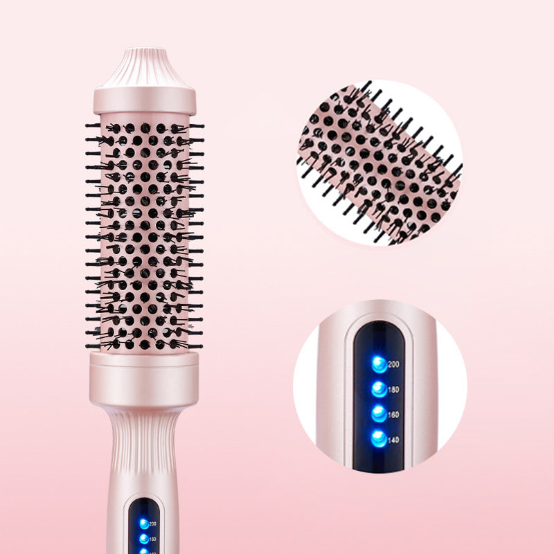 💇‍♀️🔥 32mm Ionen-Heizbürste – Locken & Volumen in 5min, glättet & stylt ohne Schä