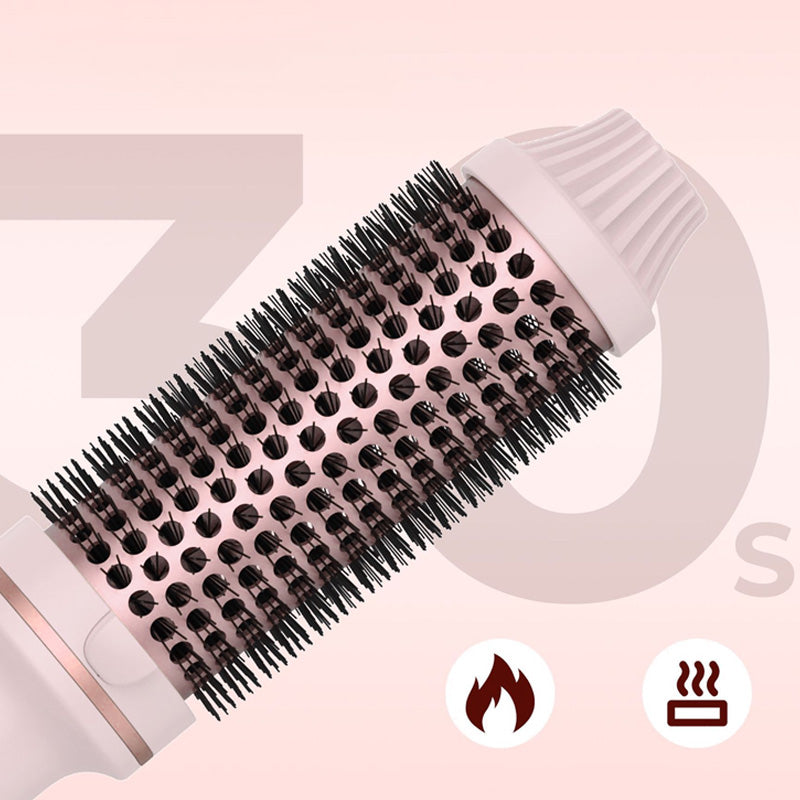 💇‍♀️🔥 32mm Ionen-Heizbürste – Locken & Volumen in 5min, glättet & stylt ohne Schä
