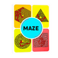 ✨46-seitiges Labyrinth-Aktivitätsbuch für Kinder