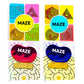 ✨46-seitiges Labyrinth-Aktivitätsbuch für Kinder