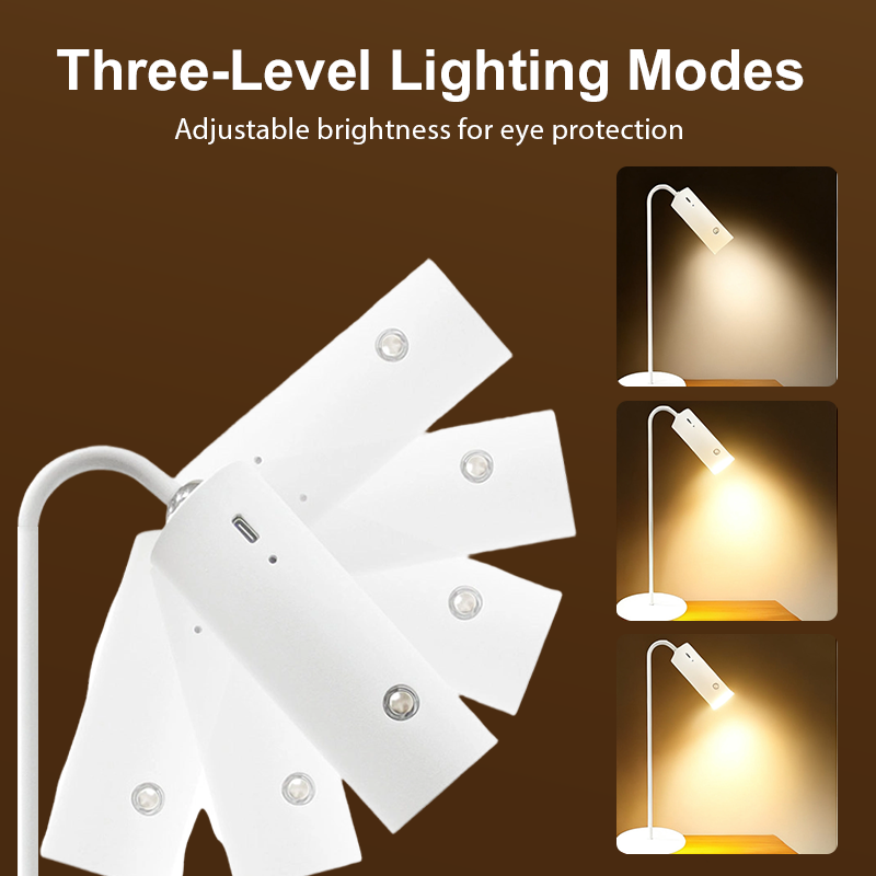 💡Abnehmbare, magnetische, augenschonende Schreibtischlampe✨