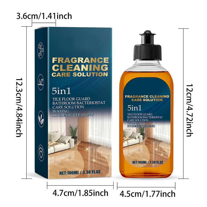 ⏳Kaufen Sie 2 und erhalten Sie 1 gratis！💥Schnelltrocknender und fleckenentfernender Bodenreiniger mit langanhaltendem Duft