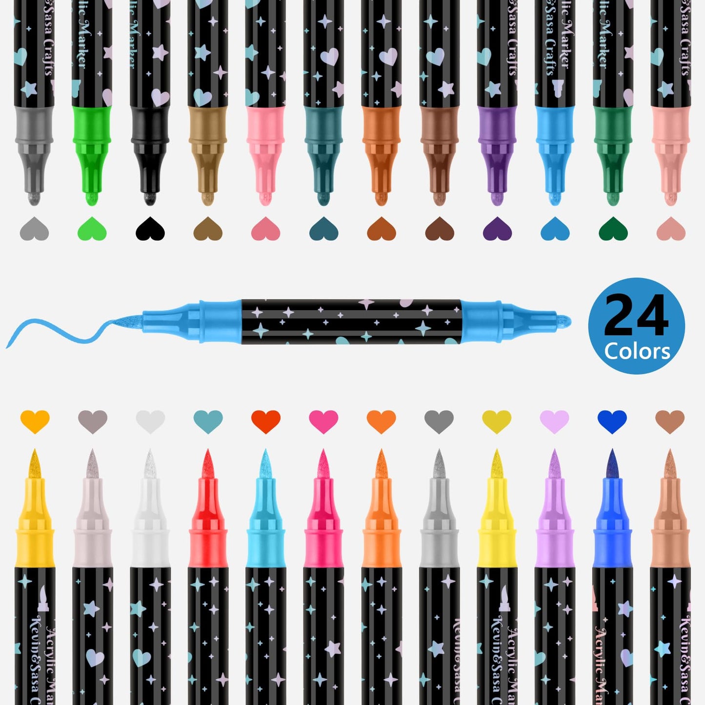 🔥Weihnachtsangebot  50 % RABATT🎁Glitzer-Marker mit zwei Spitzen