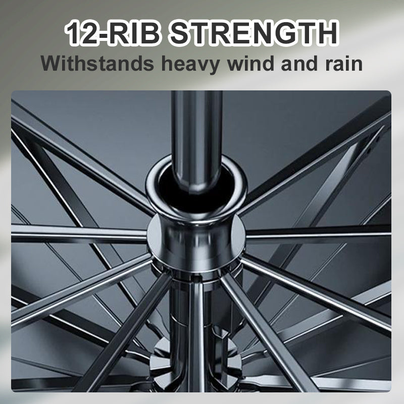 ☂️12-Rib Large Foldable Windproof Umbrella⛱️