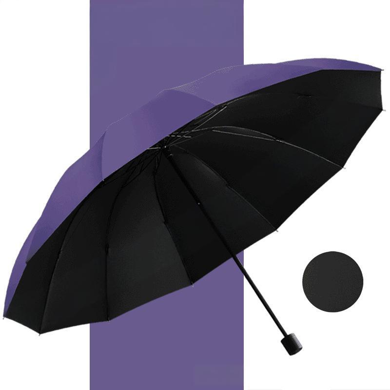 ☂️12-Rib Large Foldable Windproof Umbrella⛱️