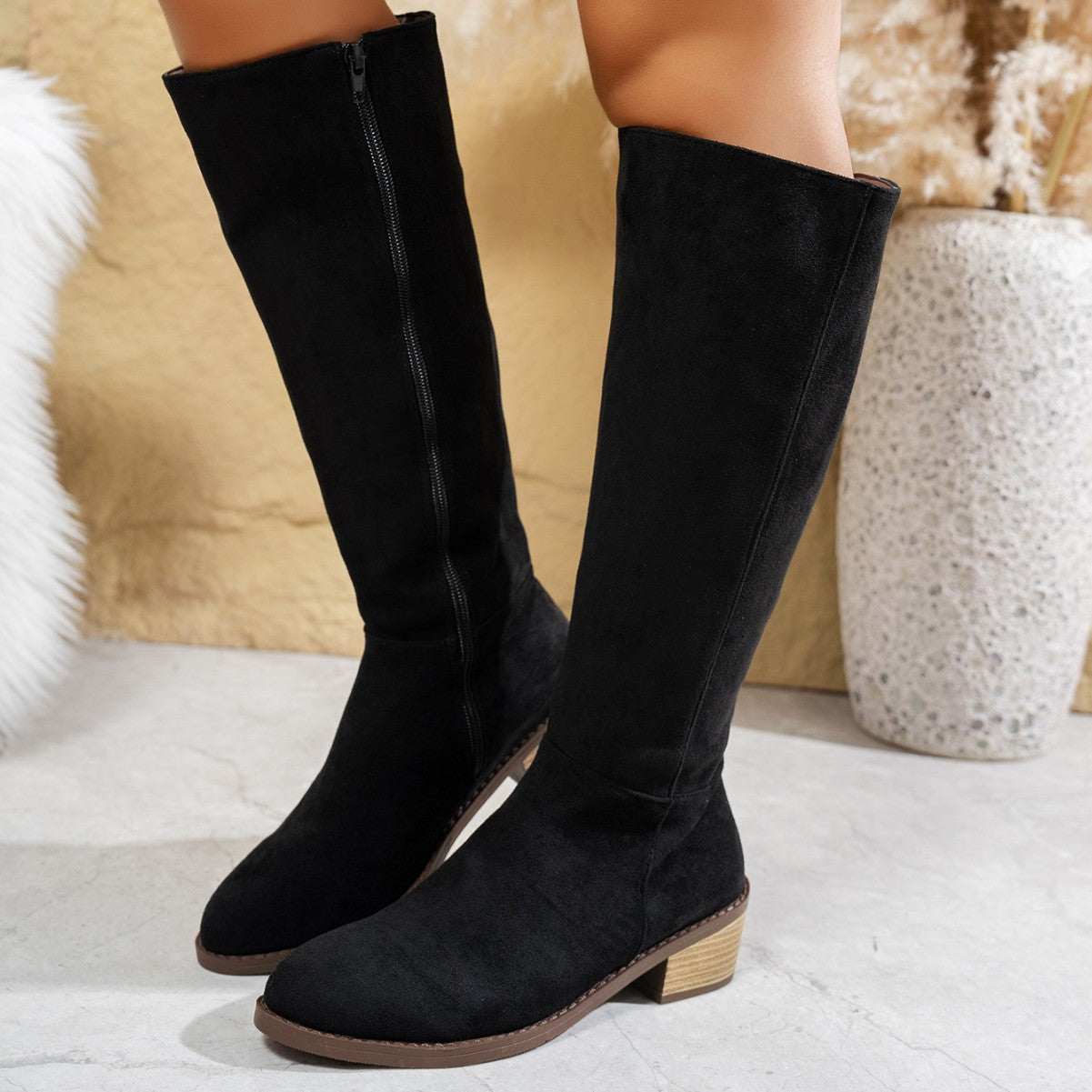 👢Bestseller-Hit – Damenmode-Kniehohe Stiefel